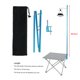 thumbnail image 4 of Soporte de lámpara de poste de Camping portátil soporte de soporte de luz de suspensión de Picnic plegable, 4 of 5