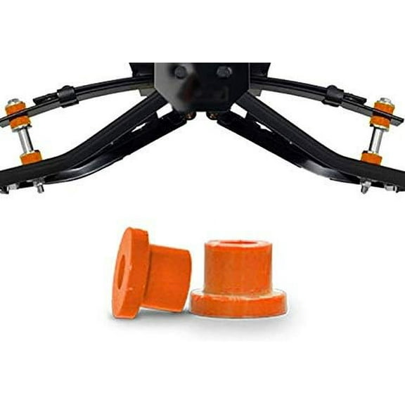 GTW Replacement A-Arm Bushing Set for GTW Golf Cart Lift Kits | Also Compatible with MadJax Lift Kits - Orange