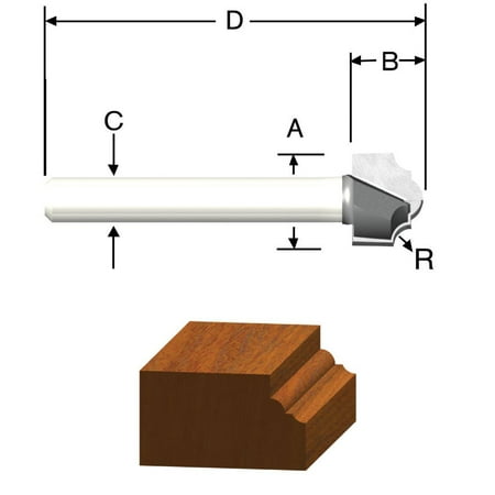 

Vermont American-Vermont American Carbide Tip 3/32 In. Classical Bit