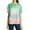 Green, variant on Deago Women's Tie Dye Blouse Summer Short Sleeve Round Neck Tops Shirts Loose Casual Tunic T-Shirt (Pink, 3XL)