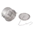 thumbnail image 1 of Seasonings Tea Filter Basket, Seasoning Strainer Tea Infuser Basket Stainless Steel 304, 3 Inch, Multipurpose Use, with One Key Locking, for Home and Restaurant Kitchen Use, 1 of 7