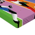 thumbnail image 2 of Ambesonne Sports Fitted Sheet, Football Soccer Modern, Twin XL Size, Multicolor, 2 of 3