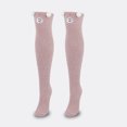 thumbnail image 2 of Women's Plush Thick Coral Fleece Socks - Cute Warm Knee-High/Long Tube Cartoon Home Socks, Pink, 2 of 4