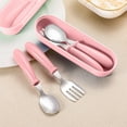 thumbnail image 4 of Portable Stainless Steel Cutlery Set | Spoon & Fork with Storage Box | Compact Travel Tableware for Outdoor Picnic Hiking & Office Lunch, 4 of 6