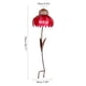 thumbnail image 2 of Alimentador De Pájaros Estacas De Flores De Metal Hermosa Bandeja De Semillas De Pájaros De Coneflower Rosa Para Decoración De Jardín Al Aire Libre Vogacara PT002516-02, 2 of 6