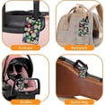 thumbnail image 5 of Luggage Tags Pack of Two,Baggage Tags Suitcase ID Labels Business Card Holder/Travel ID Bag Tag(Sun Flower), 5 of 5
