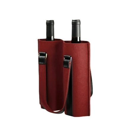 

Pontos Wine Carrier Tote Bag with Handle Fall Prevention Champagne Beer Beverage Bottle Packaging Bag Felt Handbag