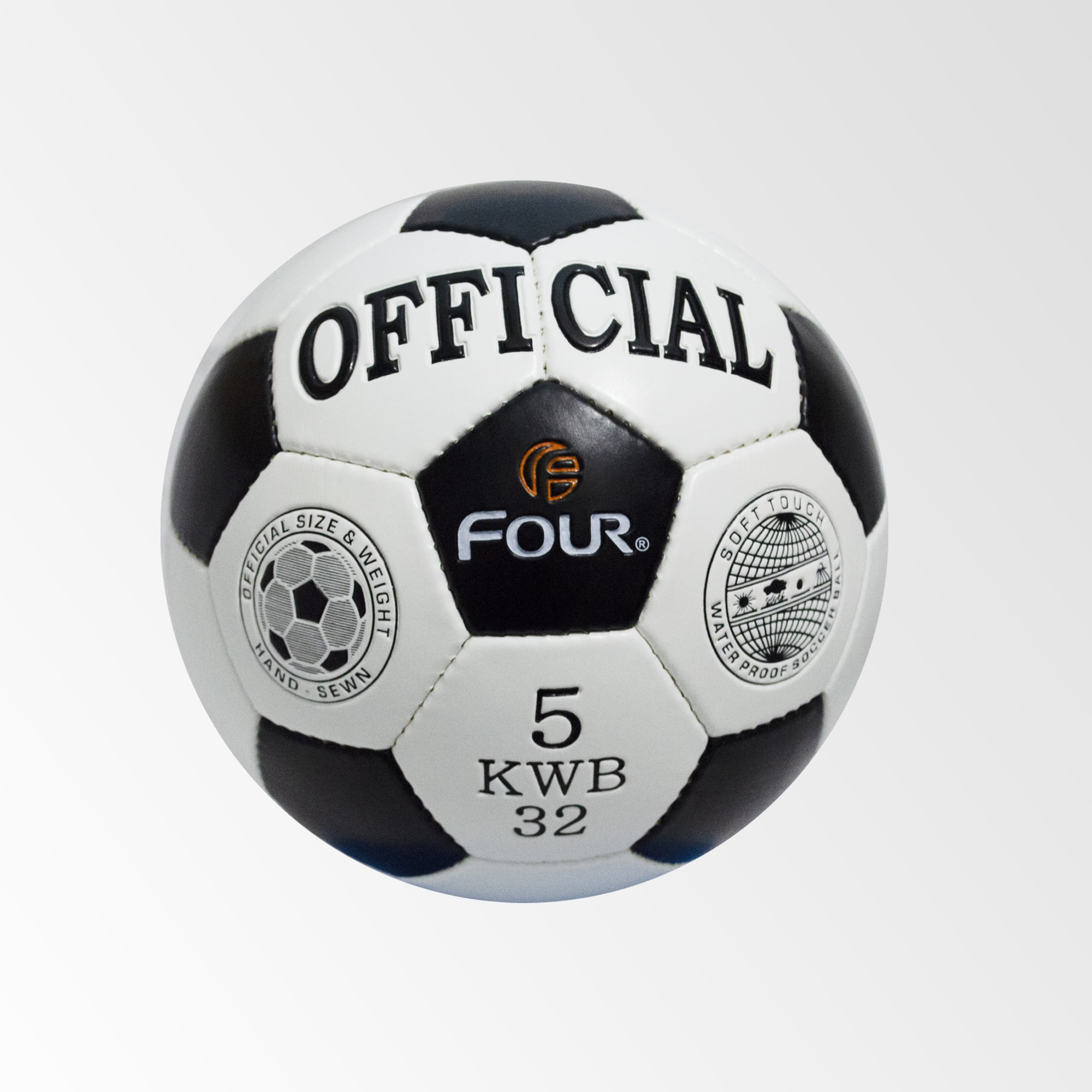 Balón Fútbol Oficial Nº5 Blanco-Negro