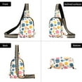 Cute Dots Crossbody Bags Fanny Pack Sling Bag for Travel Chest Bag