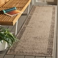 thumbnail image 2 of SAFAVIEH Sisal Performance Beatrice Geometric Indoor/Outdoor Runner Rug, Natural/Beige, 2'2" x 8', 2 of 16