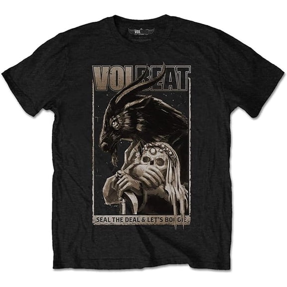 Volbeat Men's Boogie Goat T-Shirt Large | Officially Licensed Merchandise
