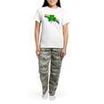 thumbnail image 4 of CafePress - 2Nd Shamrock Women's Light Pajamas - Women's Short Sleeve Print T-Shirt and Pants Light Cotton Pajama Set, 4 of 7