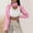 Pink, variant on DuoJiaJ Women's Turtleneck Sweater With Turtleneck Sleeves Sweaters For Women Clearance Pink One Size