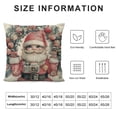 thumbnail image 6 of Acheng  Christmas Pillow Covers&nbsp;Set of 2 Nutcracker Wreath Pink Throw Pillow Covers Farmhouse Christmas Xmas Winter Pillowcase Home Decor Living Room House Decorative White, 6 of 6