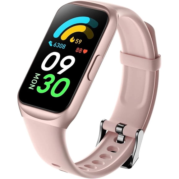 1.47" Fitness Tracker, Smartwatch for Women Men with Multiple Sport Modes Step, IP68 Waterproof, Sports, Heart Rate Sleep Monitor, Pink
