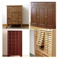 thumbnail image 4 of 6Pcs Brass Ring Pulls - Cabinet Knobs with Screws for Furniture Cabinet Drawer Dresser, 4 of 7
