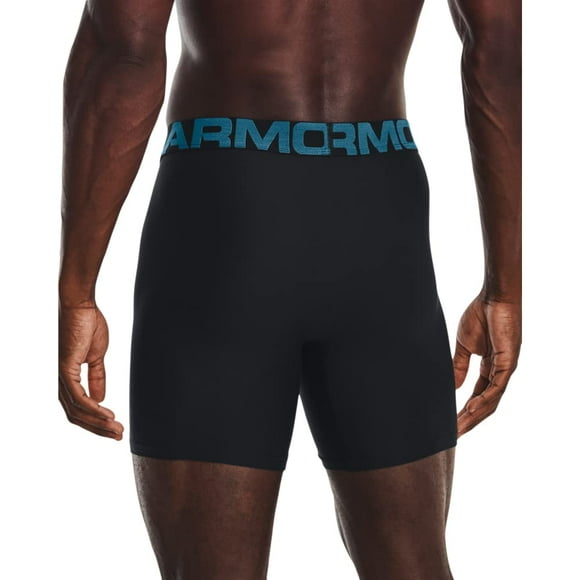 Under Armour Men's Standard Tech 6-inch Boxerjock 2-Pack, (006) Black / / Static Blue, 5X-Large