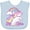 AE-Light Blue, variant on Inktastic Big Sister Unicorn Girls Baby Bib