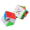 thumbnail image 2 of Rubik’s Cube, 3x3 Magnetic Speed Cube & 2x2 Speed Cube 2-Pack, Problem-Solving Challenging Brain Teaser Fidget Toy for Ages 8+, 2 of 4