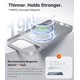 thumbnail image 2 of Funda de teléfono TORRAS Magnetic Slim Fit para iPhone 17 Pro Silver, 2 of 8