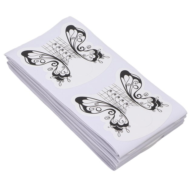 Nail Art Tool Guide Stickers, Firm Nail Form Guide Sticker Self Adhesive Square For Acrylic Nails