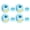 Blue, variant on M Buder 4pcs Patient Bed Restraints, Professional Thickened Soft Comfortable Breathable Adjustable Restraints Belts for Wrists and Ankles, Secure Fall Prevention Gear, Blue