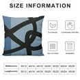 thumbnail image 5 of GOSMITH  Blue Pillow Covers Abstract Modern Graffiti Art Line Decorative Pillow Cases Set of  Boho Square Cushion Cover Home Decor for Couch Sofa Chair Living Room Bedroom, 5 of 5