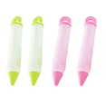 thumbnail image 1 of Kit de bolígrafos para decoración de pasteles, bolígrafo de silicona para escribir alimentos con 4 patrones de puntas de bolígrafo para glaseado, 1 of 5