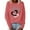 Red, variant on Luxalzxs Valentine's Day Sweatshirt for Women Romantic Love Heart Graphic Print Shirt Casual Long Sleeve Crewneck Pullover Tops