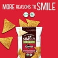 thumbnail image 3 of Doritos Simply Organic White Cheddar Flavored Tortilla Chips Snack Chips, 2.375 oz Bag, 3 of 6