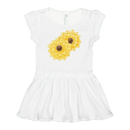 

Inktastic Yellow Sunflowers Gift Baby Girl Dress