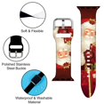 thumbnail image 3 of Compatible Con Apple Watch Con Copos De Nieve Navideños De 38/40/41/42/44/45 Mm Para Mujeres Y Hombres, Silicona Suave, Regalos Navideños De Invierno, Decoraciones, Pulsera De Repuesto Para Iwatch Ser, 3 of 5