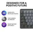 thumbnail image 5 of Logitech MX Mechanical Mini for Mac Wireless Illuminated Keyboard, Low-Profile Performance Switches, Tactile Quiet Keys, Backlit, Space Gray, 5 of 12