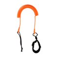 thumbnail image 2 of braveheart Surfing Surfboard Ankle Leash Leg Rope Orange Stand Up Paddleboard Coiled, 2 of 4
