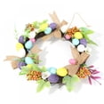 thumbnail image 1 of Easter Cross Wreath Hanging Easter Holiday Cross Seasonal Decor for Front Door, 1 of 9