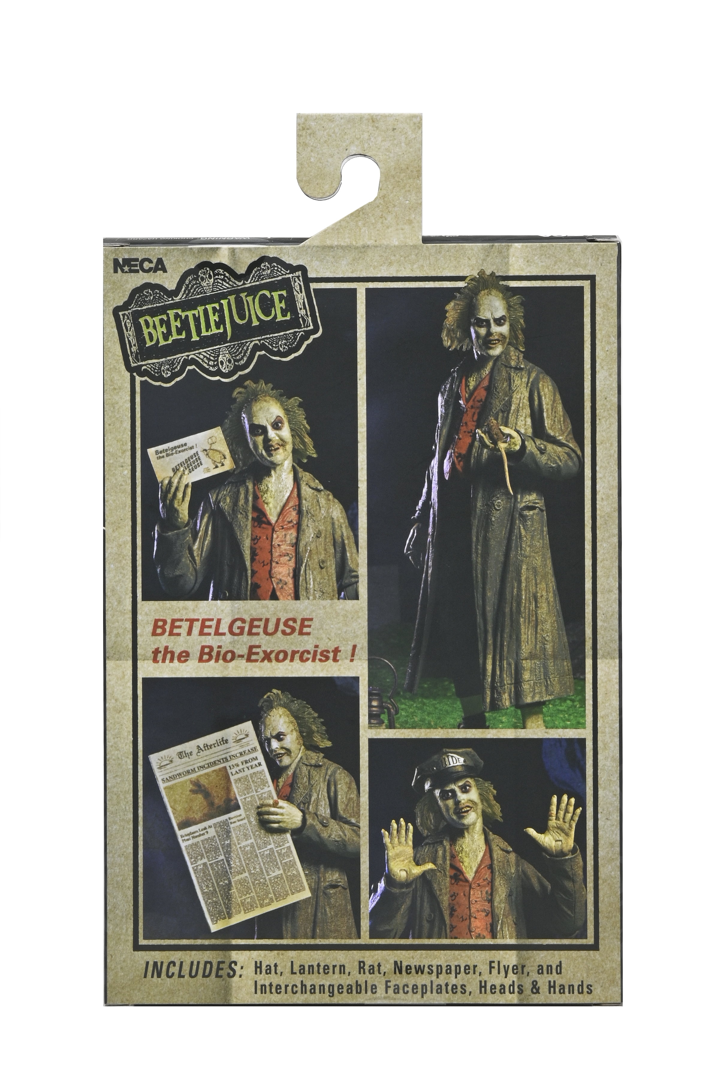 NECA Ultimate Beetlejuice (1988) Tour Guide "The BioExorcist" 7" Scale Action Figure