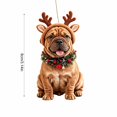 thumbnail image 3 of Cheapark Christmas 2D Acrylic Hanging Ornament Flat Holiday Pendant Decoration for Xmas Tree Seasonal Decor Gift, 3 of 6