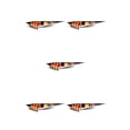 thumbnail image 1 of Speravity 3D Car Sticker Personalized Funny Decal Decoration Accessories Eyes Simulation Window  Stickers Peeking Leopard for Auto Type1 NO1, 1 of 6