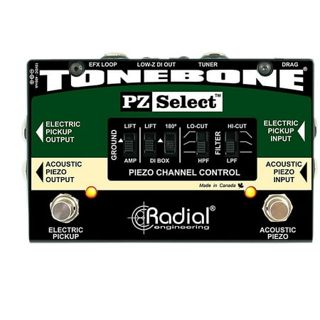 Radial Engineering Tonebone PZ Select Piezo and Magnetic Pickup Selector/ DI Box