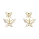 thumbnail image 2 of Pendientes de moda con diseño de gota de aceite, par de pendientes de plata, diseño ligero, pendientes de alta gama, pendientes nuevos para mujer, 2 of 6