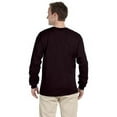 thumbnail image 2 of The Gildan Adult Ultra Cotton 6 oz Long Sleeve T-Shirt - DARK CHOCOLATE - M, 2 of 2