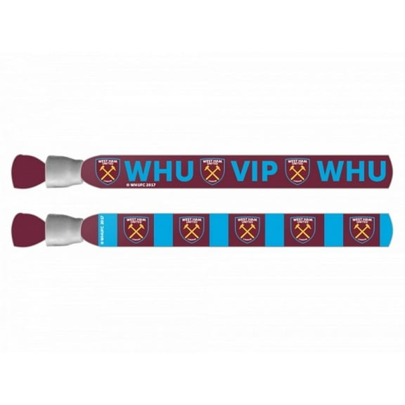 West Ham United FC Festival Wristbands Pack Of 2
