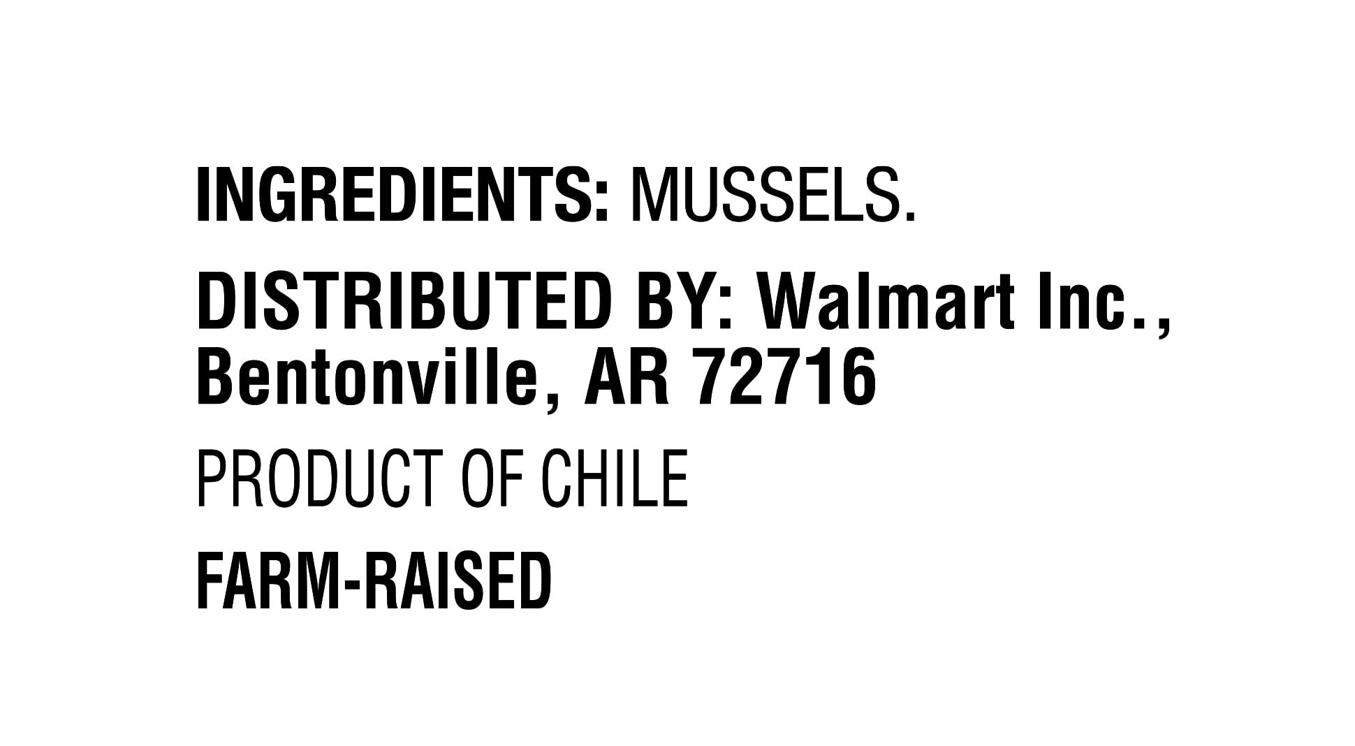 Sam's Choice Frozen Mussels, 2 lb