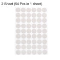 thumbnail image 3 of Uxcell 2 Hojas/108Pcs Etiquetas de Agujeros de Tornillo, 21mm Etiqueta de Cubierta de Tornillo Autoadhesiva Gris, 3 of 6