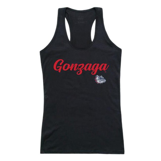 W Republic 557-187-BLK-05 Gonzaga Université Femmes Script Débardeur&44; Noir - 2XL