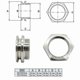 thumbnail image 1 of Weldless Bulkhead Stainless Steel Ss304 1.5'/2' Tri Clamp Kettle Bulkhead, 1 of 1