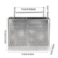 thumbnail image 3 of Dsscvnef Stainless Steel Kitchen Drain Rack Chopsticks Storage Container Wall Hanging Spoon Holder Household Utensil Organizer Drying Rack, 3 of 7