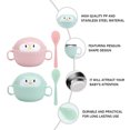 thumbnail image 4 of 2 Sets Baby Bowls with Spoons Insulation Bowl Baby Food Bowl Baby Supplies, 4 of 6
