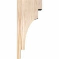 thumbnail image 3 of 3 1/2"W x 6"D x 14"H Mediterranean Smooth Corbel, Douglas Fir, 3 of 9