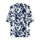 thumbnail image 4 of Cárdigan de moda para mujer, blusa informal con estampado de manga larga, blusa holgada tipo cárdigan, blusa de poliéster para mujer, 4 of 4